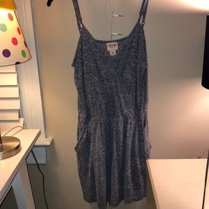 Grayish blue romper